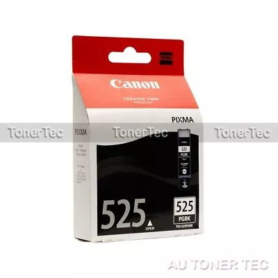 Canon Genuine PGI525BK Twin Pack BLACK->MG6150/MG6250/MG8150/MG8250/MX715/MX895 • $53.60